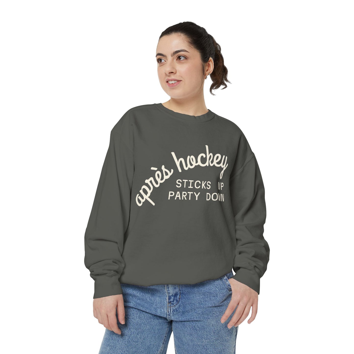 Women's Apres Hockey Comfort Colors Crewneck