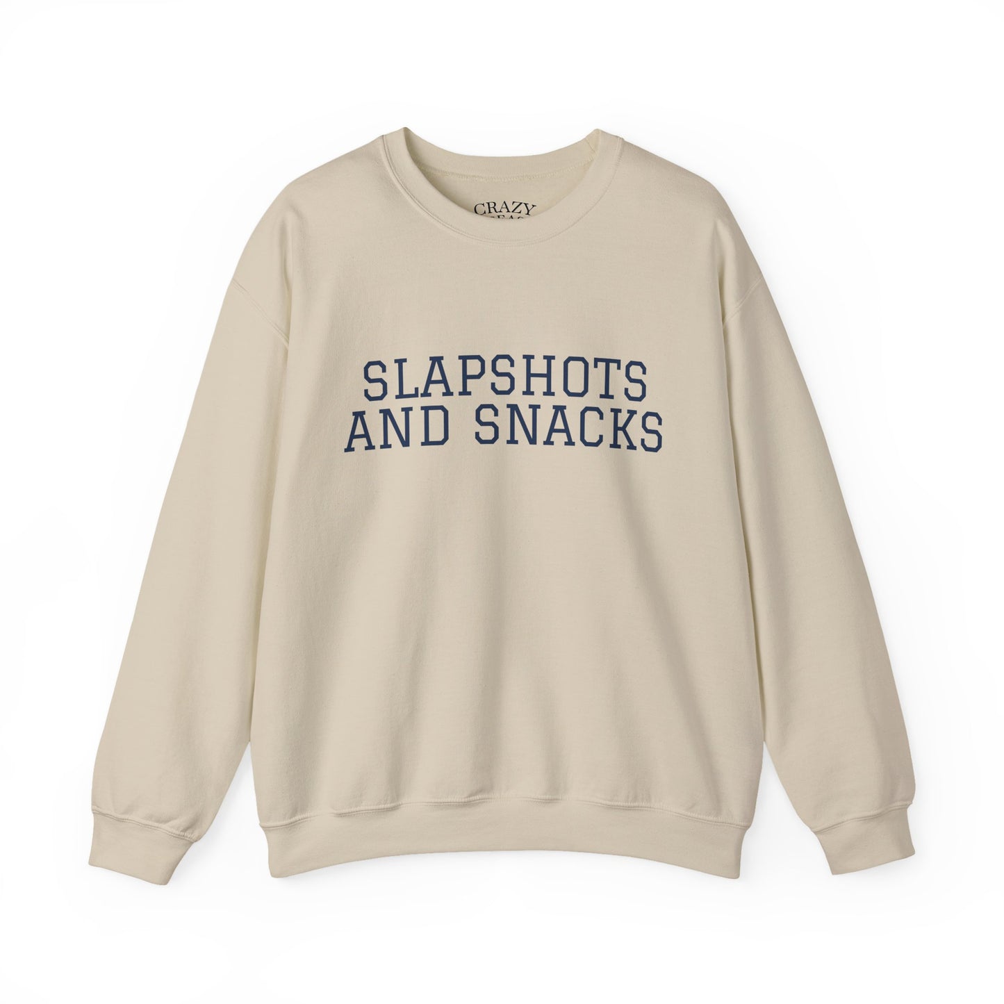 Adult Custom Warrior Hockey Club Slapshots & Snacks Sweatshirt