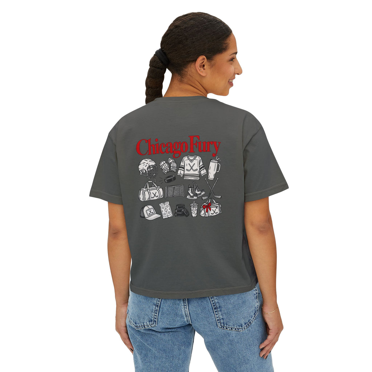 Chicago Fury Hockey Gear Women's Boxy Tee