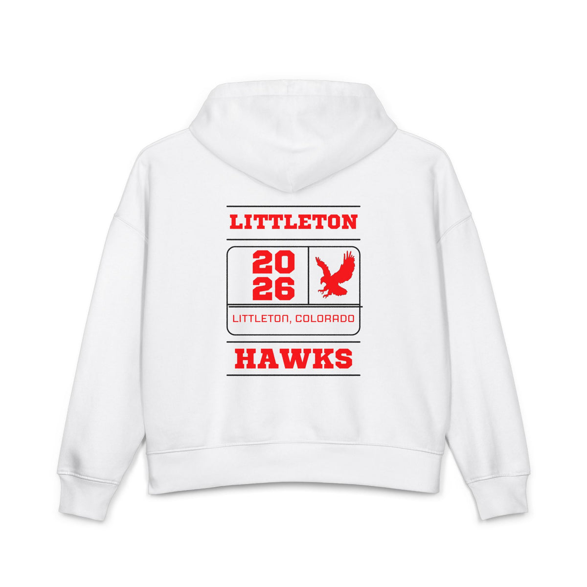 Littleton Hawks 2026 Hoodie — Women's Organic Nora Sports Pullover