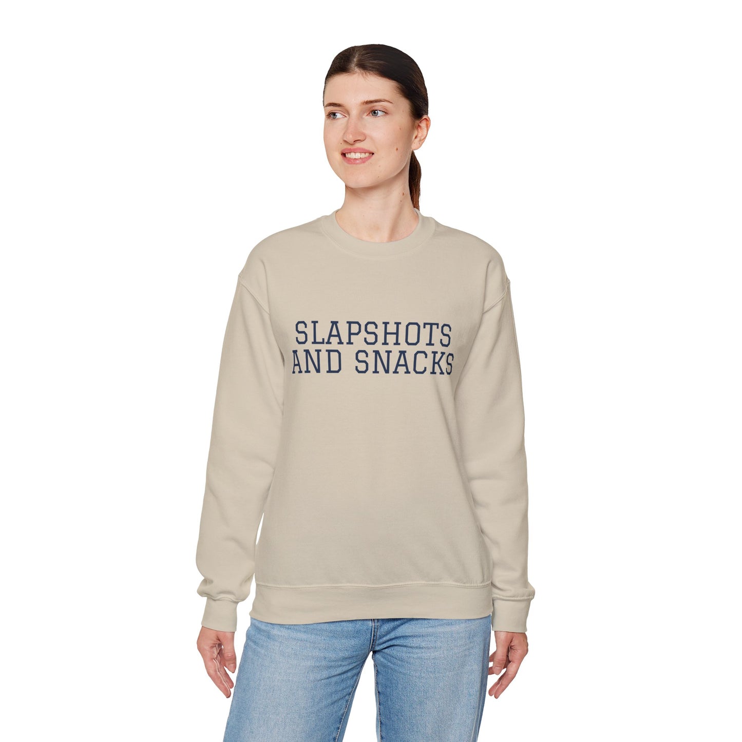 Adult Slapshots & Snacks Sweatshirt
