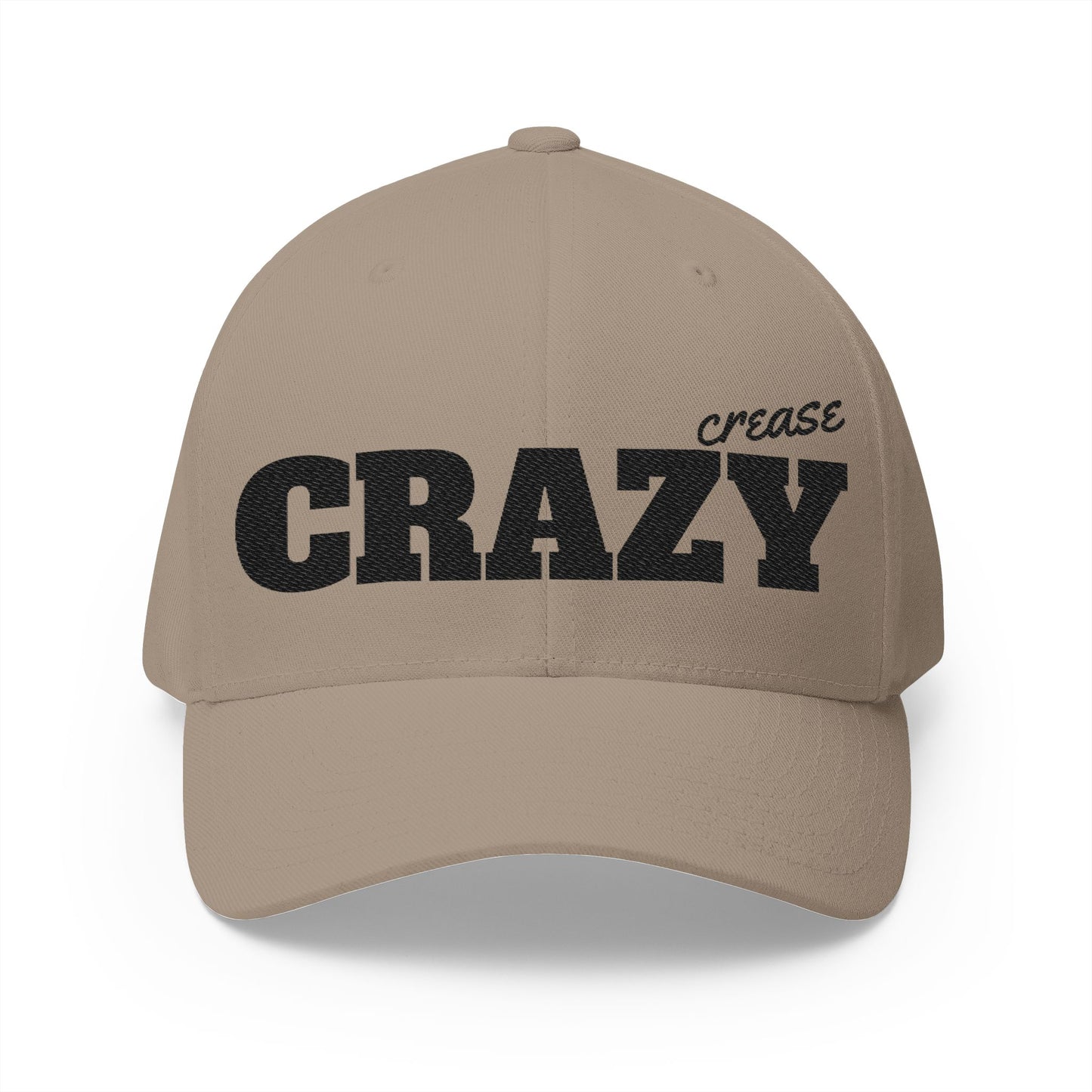 Hockey = Happy Black Embroidered Flexfit Hat