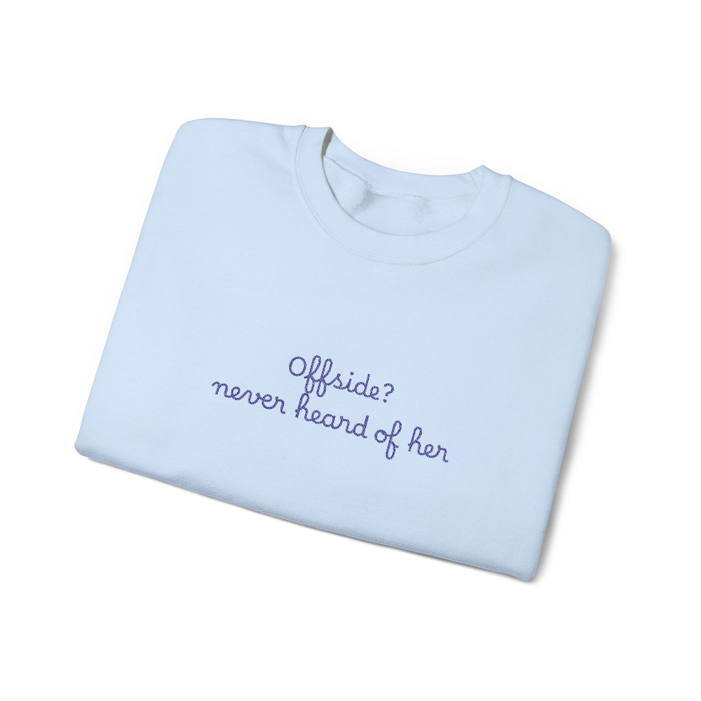 Embroidered Offside? Crewneck Sweatshirt