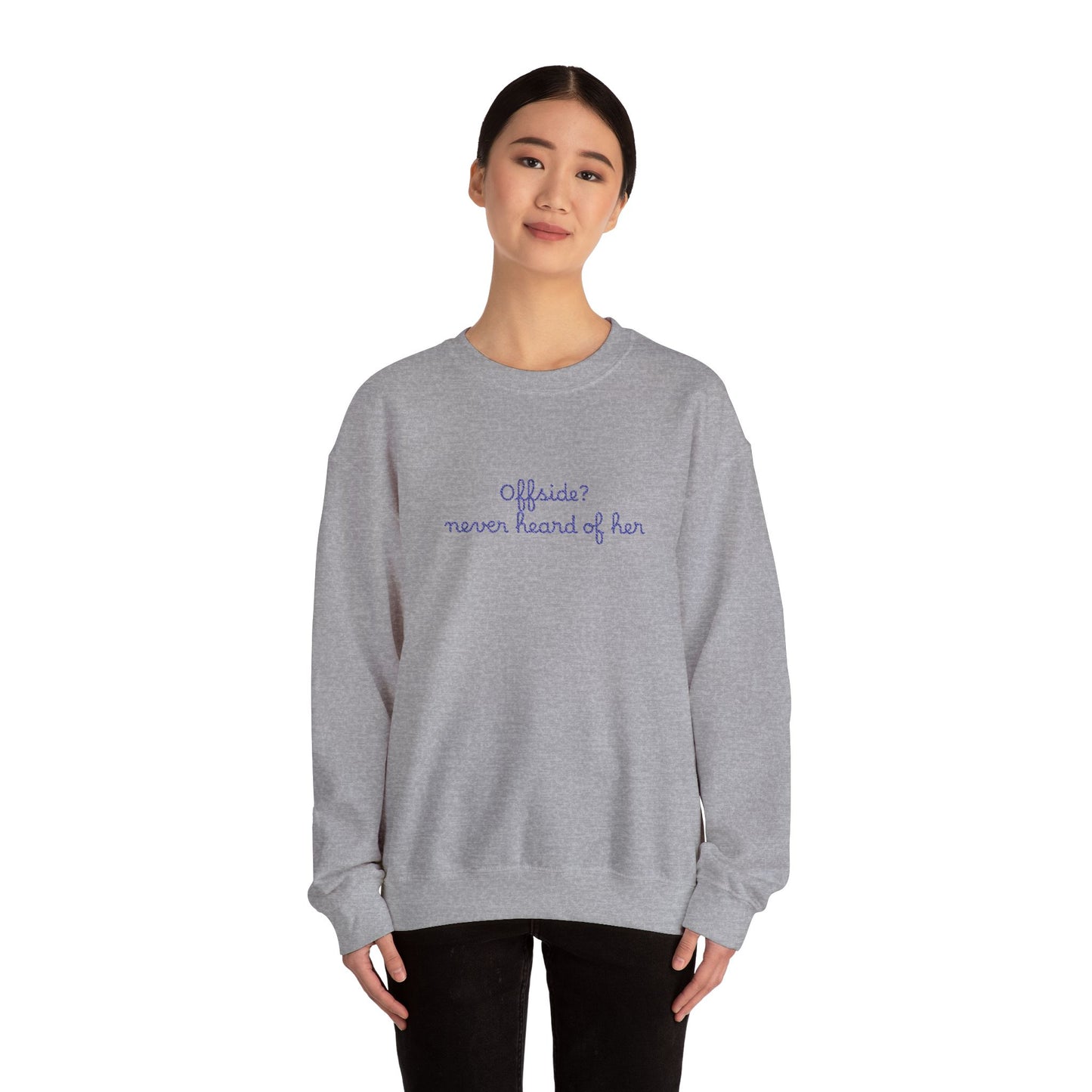 Embroidered Offside? Crewneck Sweatshirt