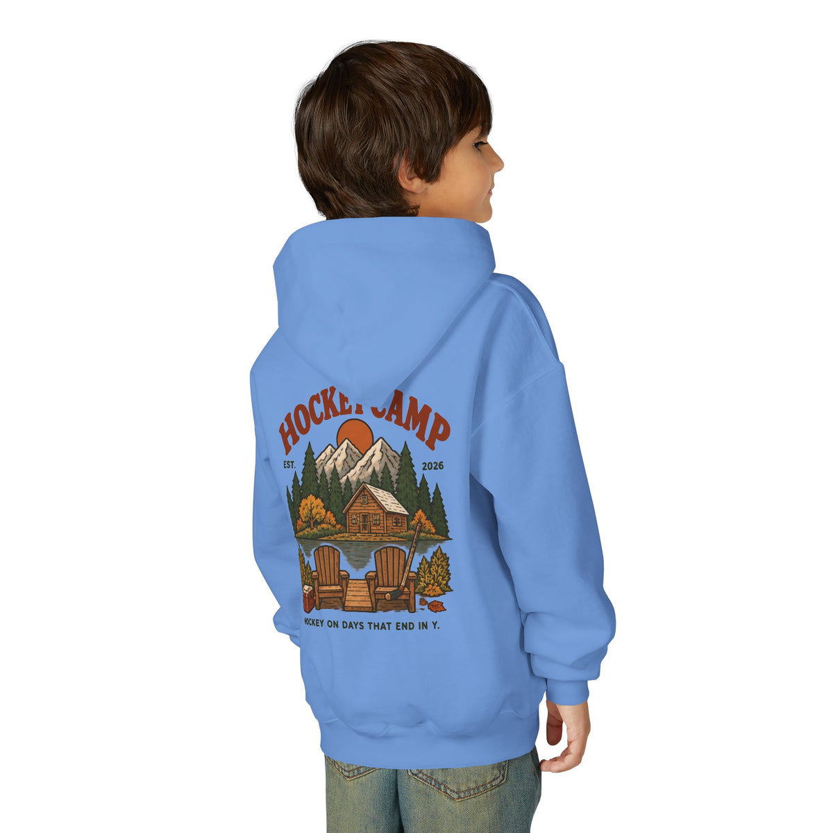 Youth Retro Hockey Camp Hoodie