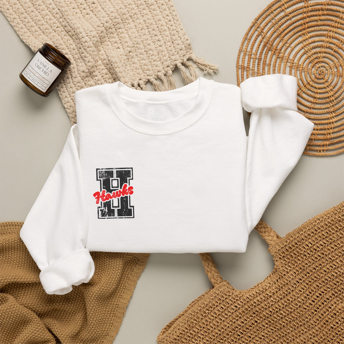 Hawks Varsity Crewneck Sweatshirt