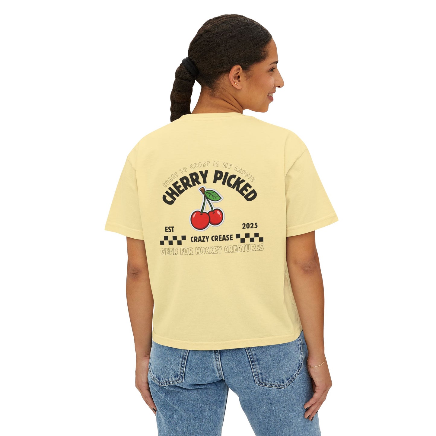 Women's Cherry Picked Boxy Tee
