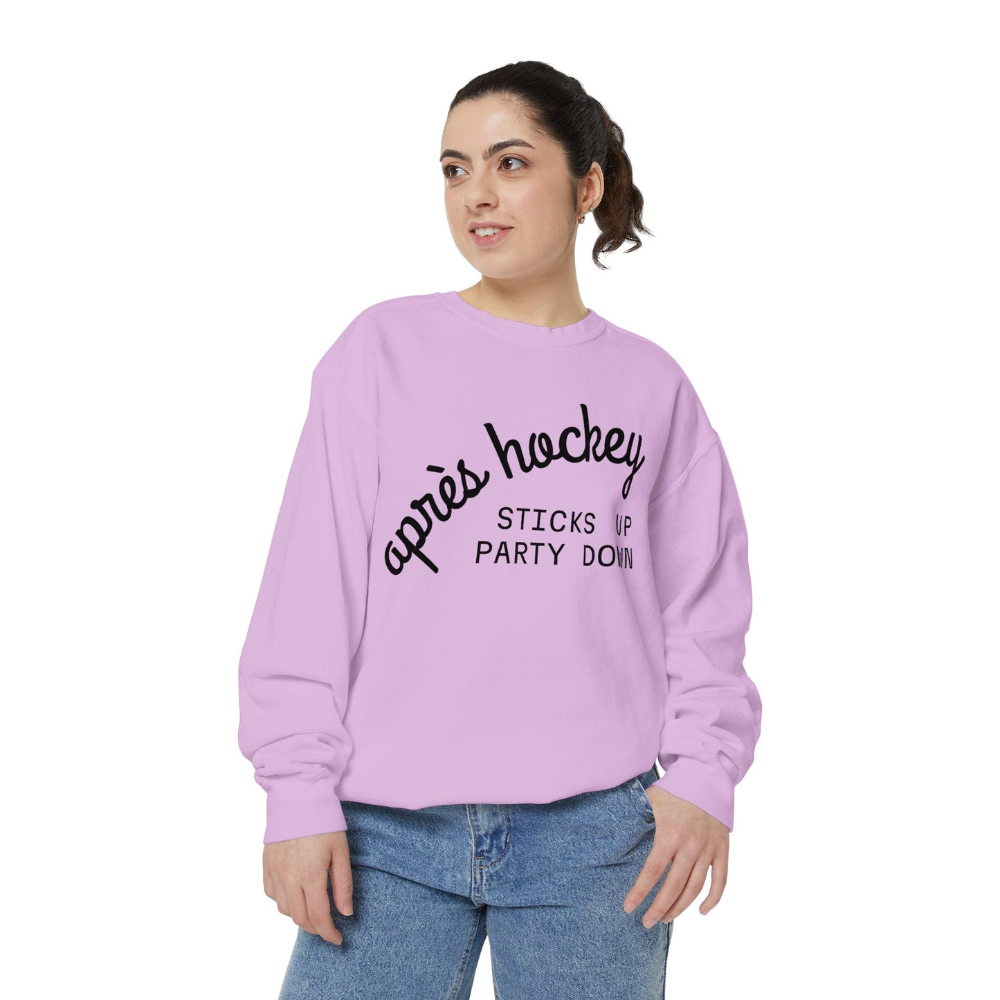Women's Apres Hockey Comfort Colors Crewneck