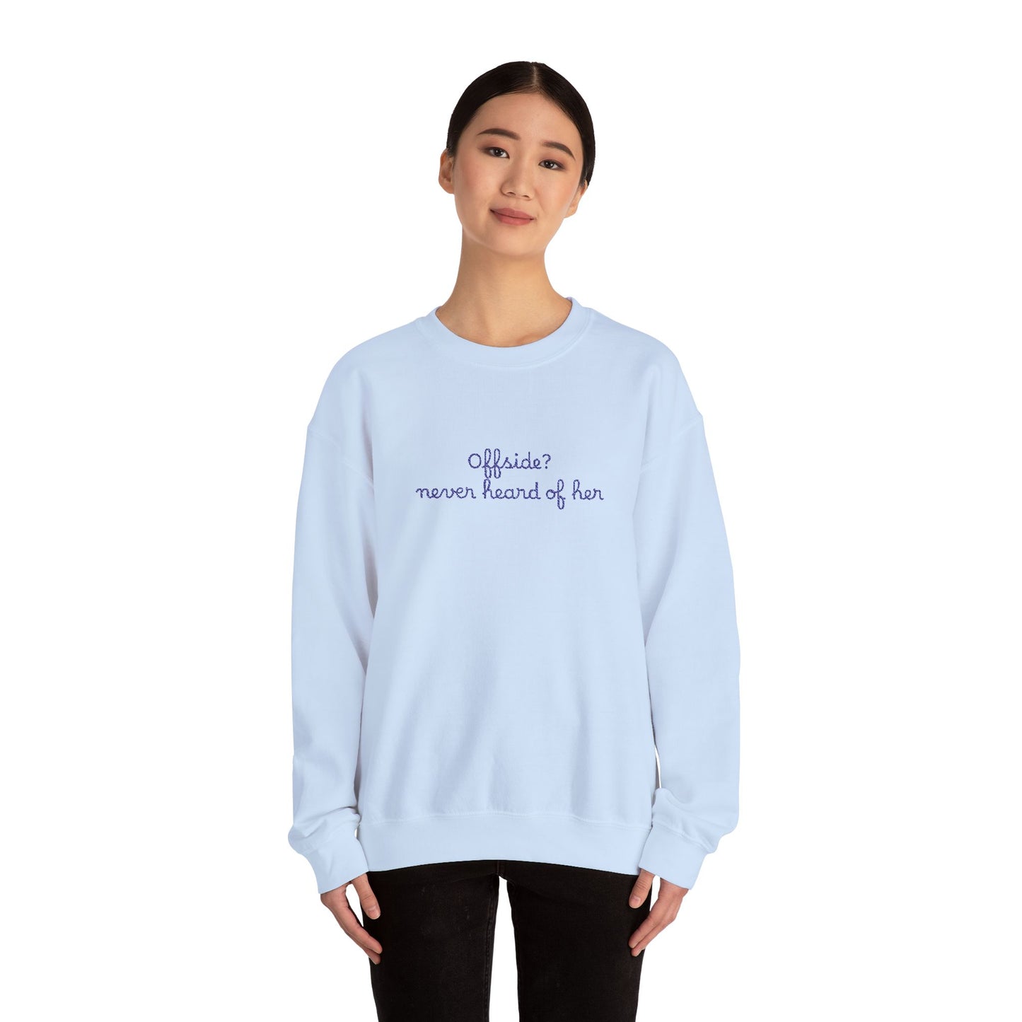 Embroidered Offside? Crewneck Sweatshirt