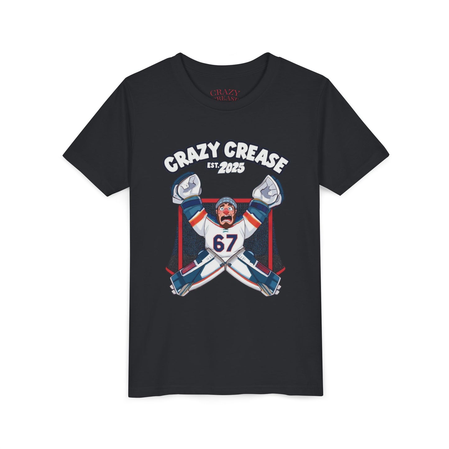 Youth 67 Goalie Hockey Tee