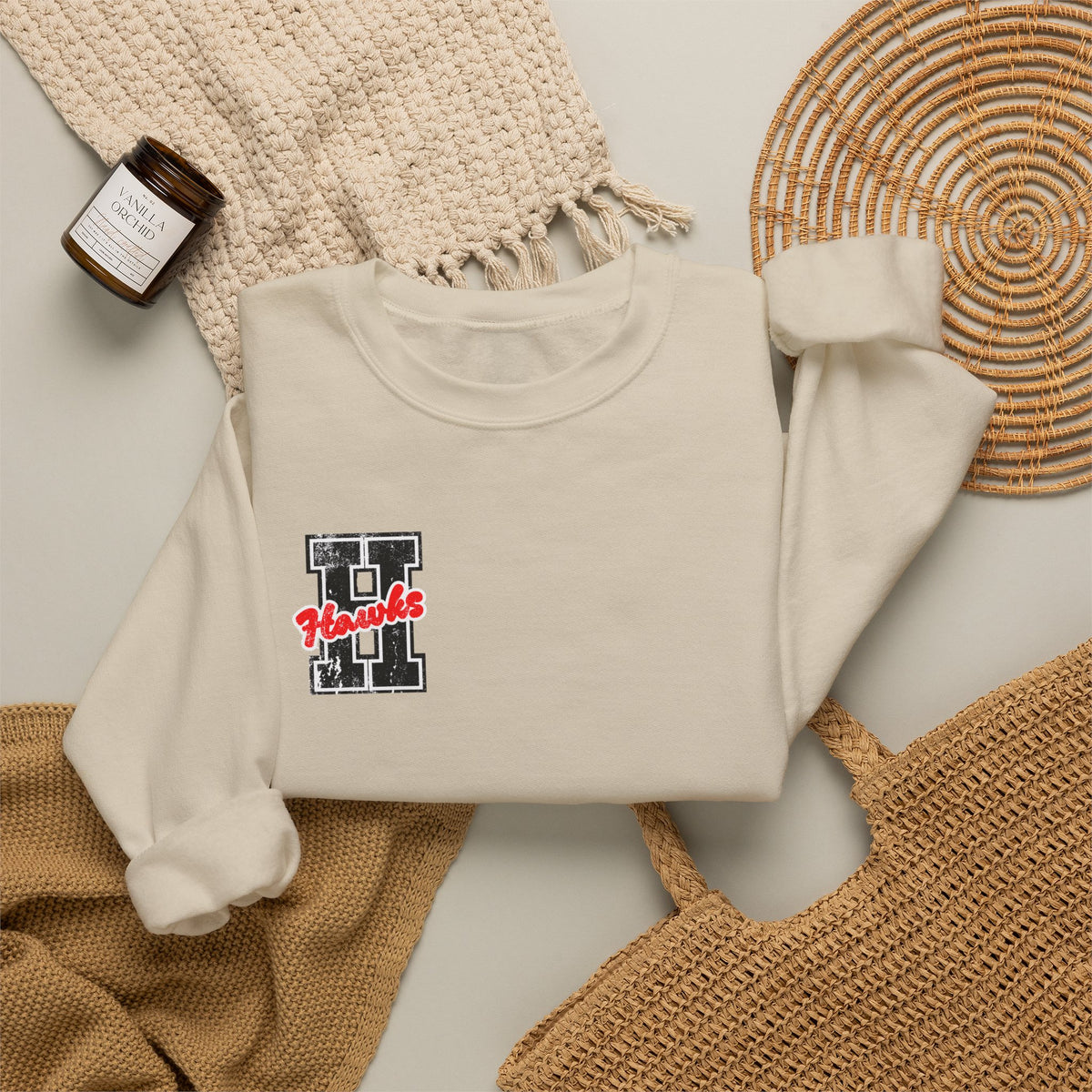 Hawks Varsity Crewneck Sweatshirt