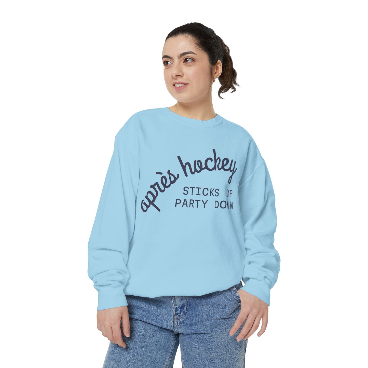 Women's Apres Hockey Comfort Colors Crewneck