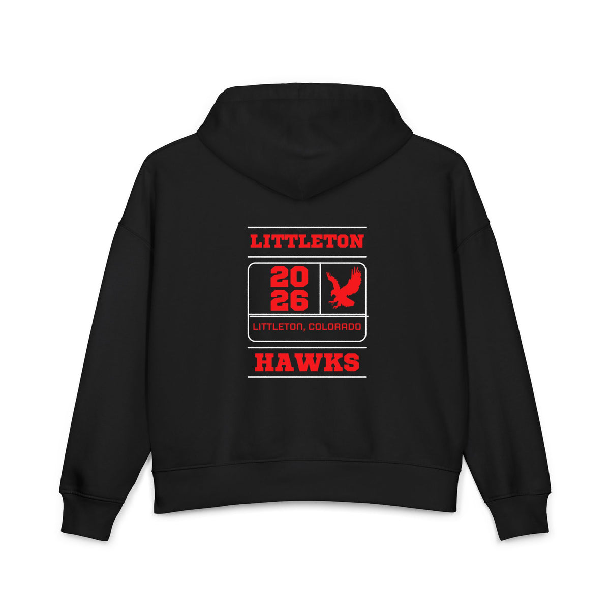 Littleton Hawks 2026 Hoodie — Women's Organic Nora Sports Pullover