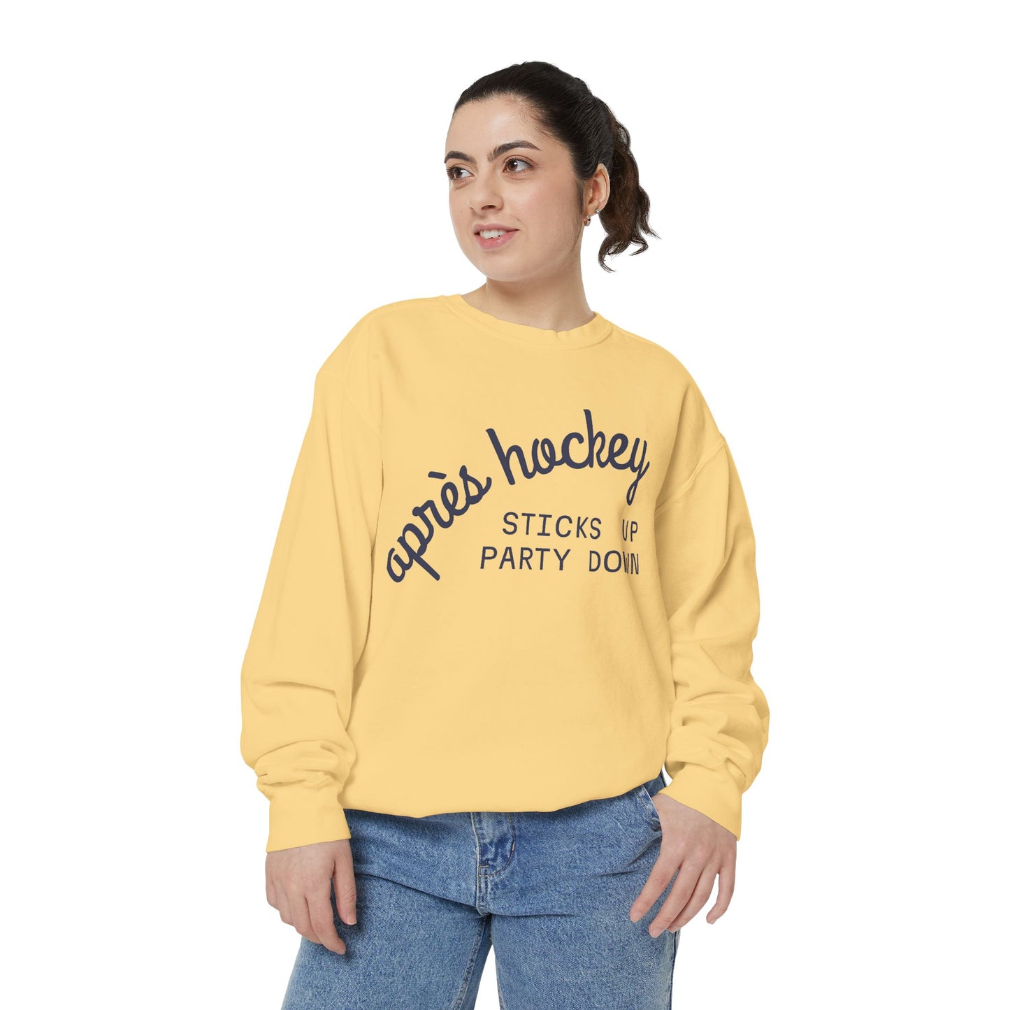 Women's Apres Hockey Comfort Colors Crewneck