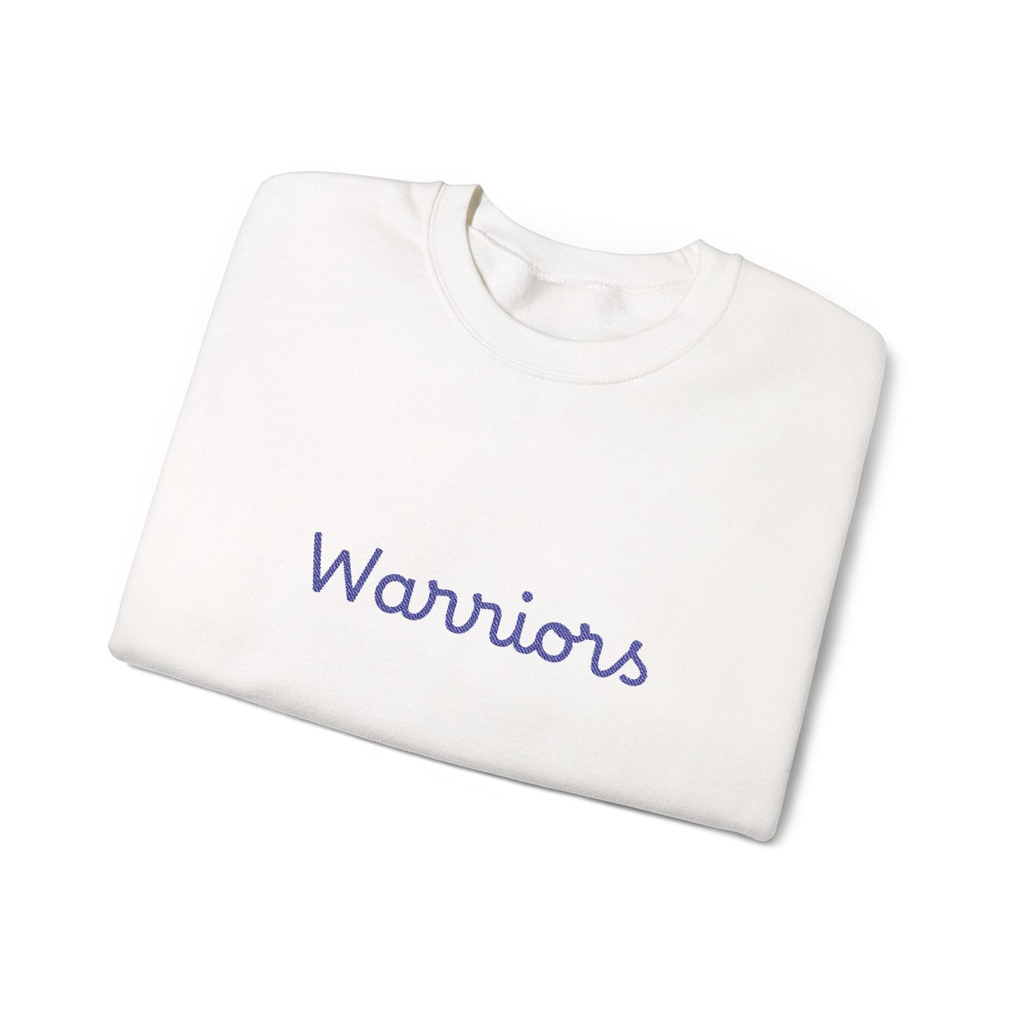 Embroidered Warriors Unisex Heavy Blend™ Crewneck
