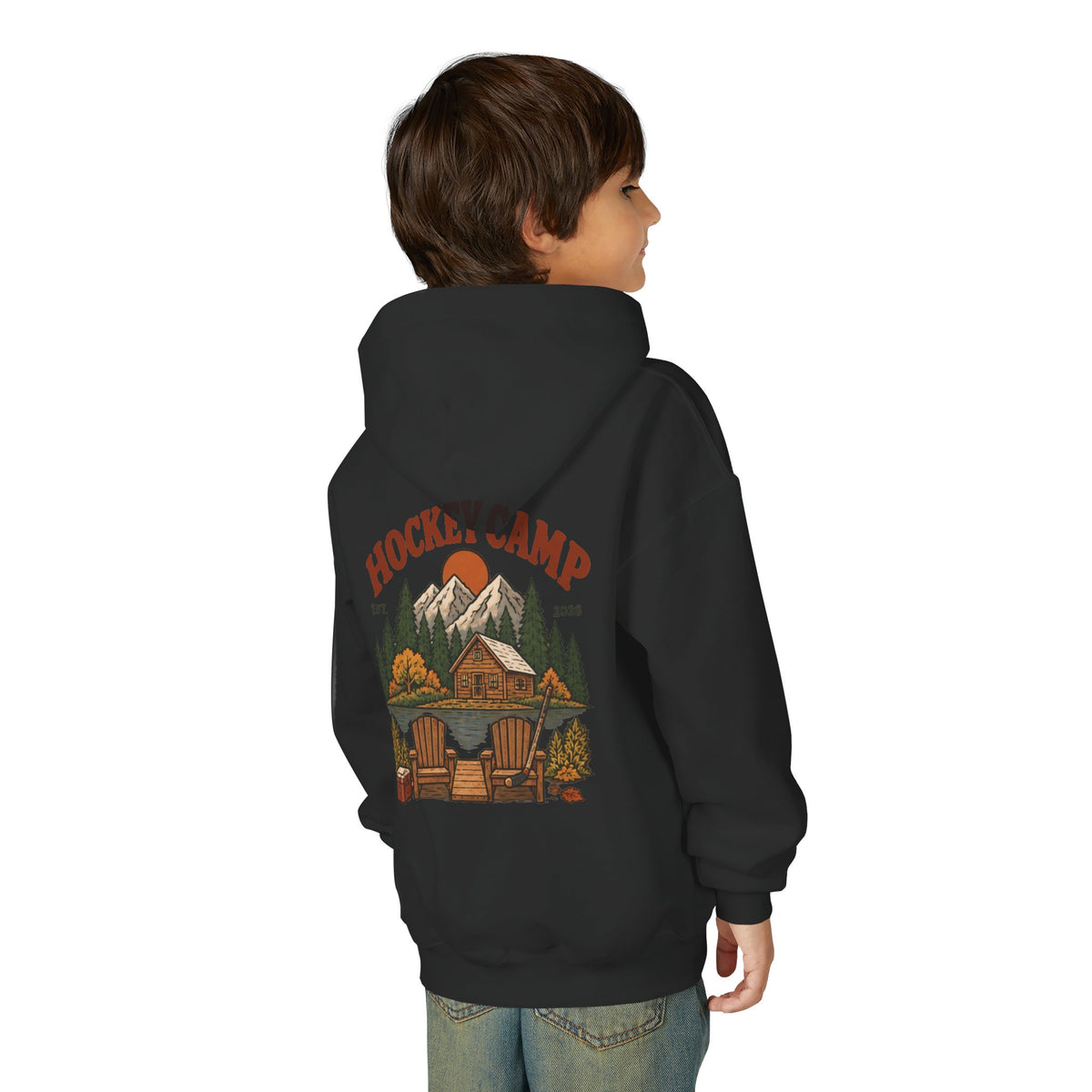 Youth Retro Hockey Camp Hoodie