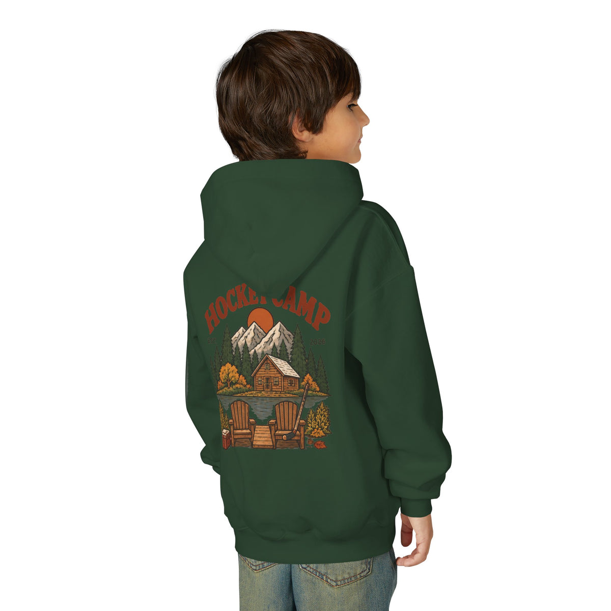 Youth Retro Hockey Camp Hoodie