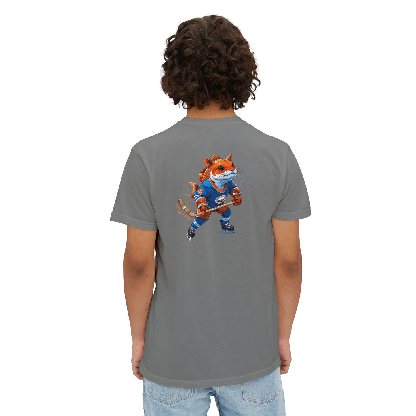 Adult Be A Goldfish Pocket Tee