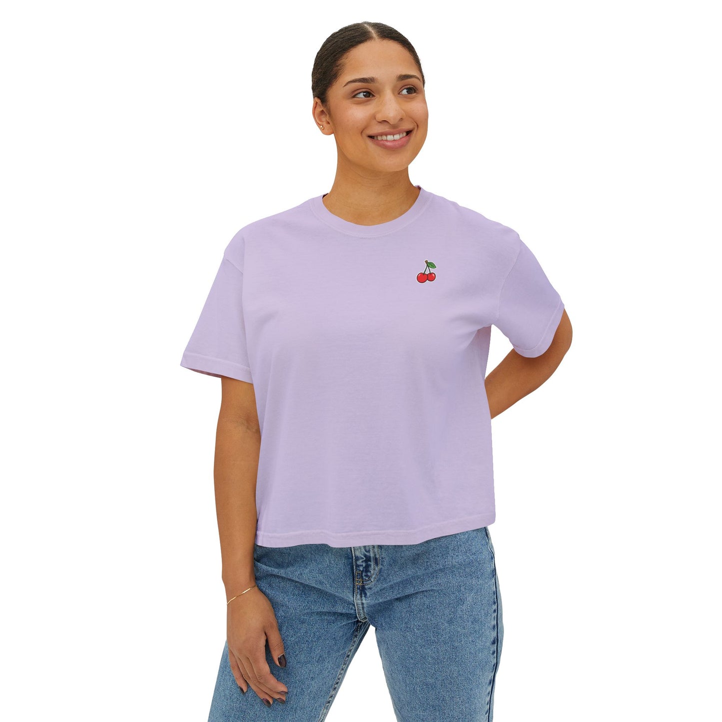 Women's Cherry Picked Boxy Tee