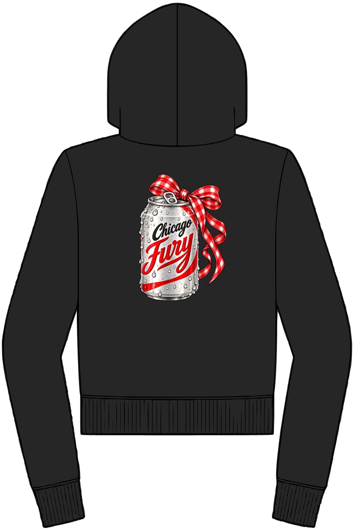 Women's Custom DC Fury Fleece Full-Zip Hoodie